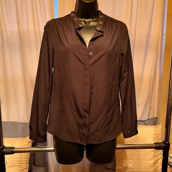 Michel Kors black blouse - Picture 3 of 6